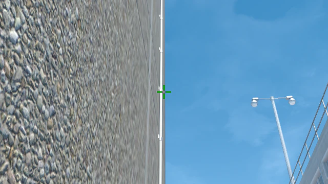 Where to aim before releasing the throw