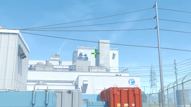 Where to aim before releasing the throw