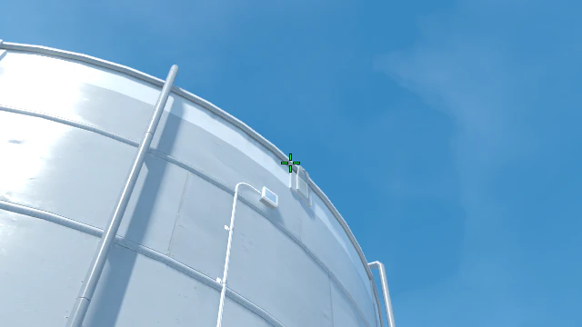 Where to aim before releasing the throw