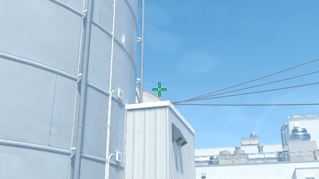 Where to aim before releasing the throw
