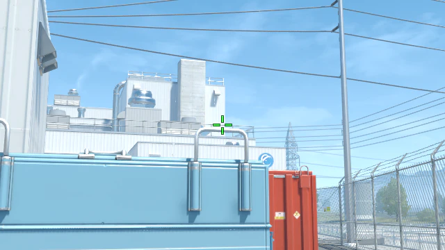 Where to aim before releasing the throw