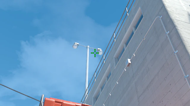 Where to aim before releasing the throw