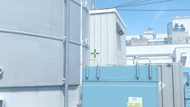 Where to aim before releasing the throw