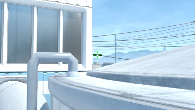 Where to aim before releasing the throw