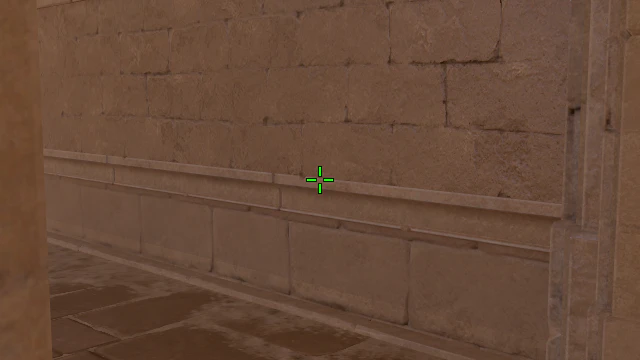 Where to aim before releasing the throw