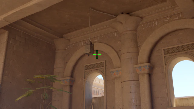 Where to aim before releasing the throw