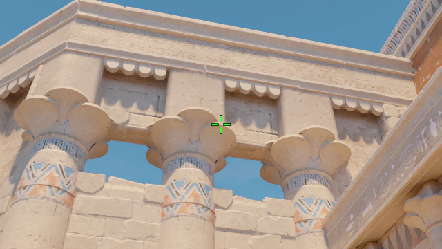 Where to aim before releasing the throw