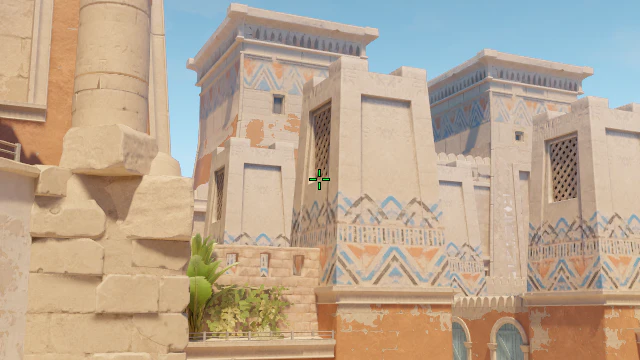 Where to aim before releasing the throw