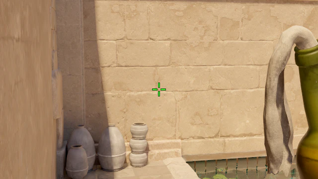 Where to aim before releasing the throw