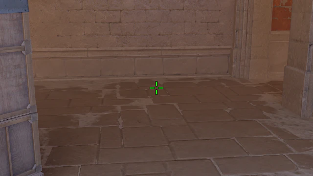 Where to aim before releasing the throw