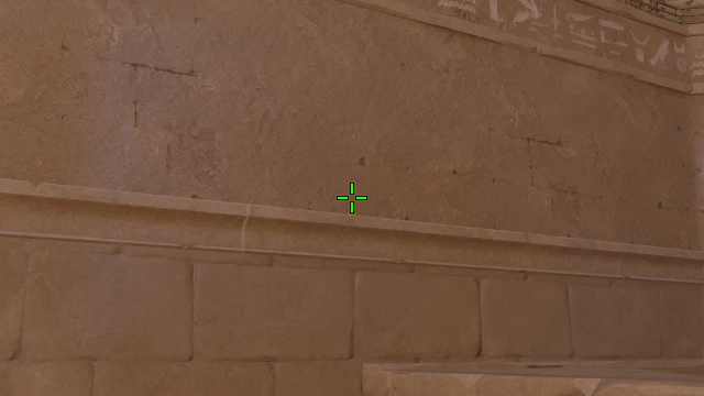 Where to aim before releasing the throw