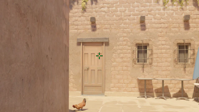 Where to aim before releasing the throw