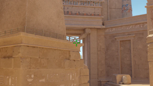 Where to aim before releasing the throw