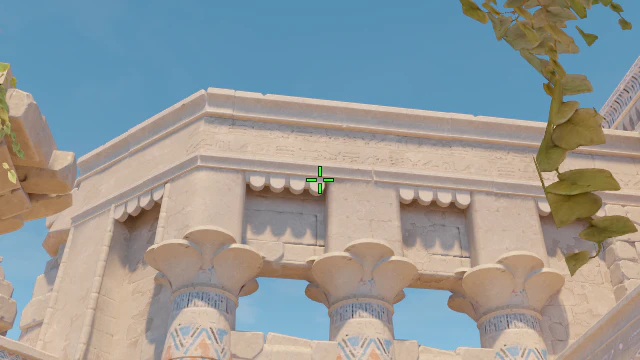 Where to aim before releasing the throw