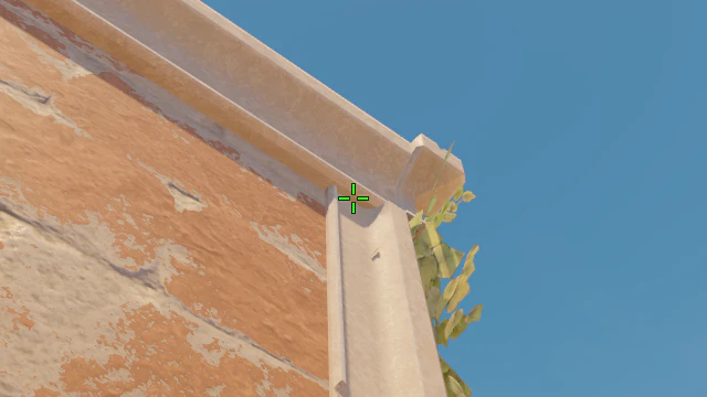 Where to aim before releasing the throw