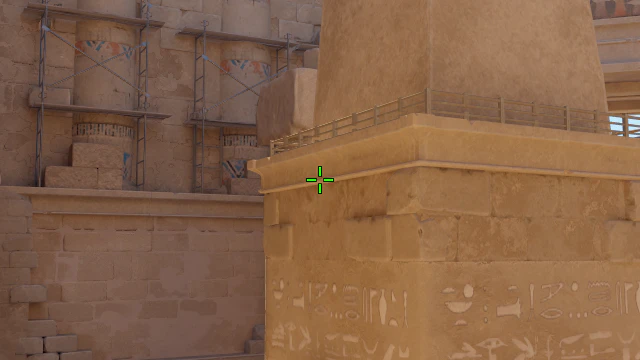 Where to aim before releasing the throw