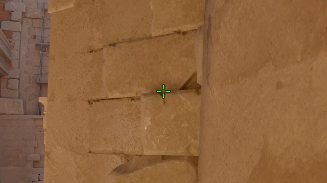 Where to aim before releasing the throw
