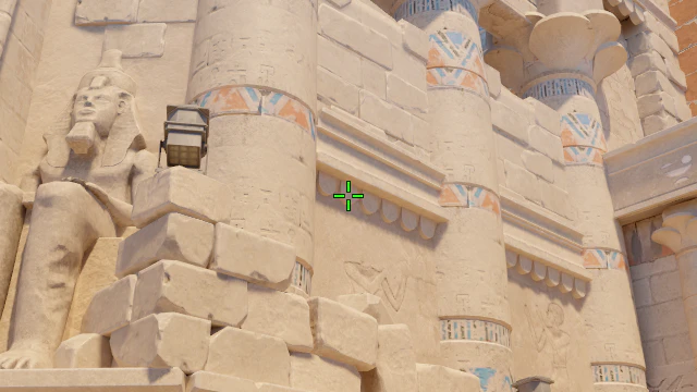 Where to aim before releasing the throw