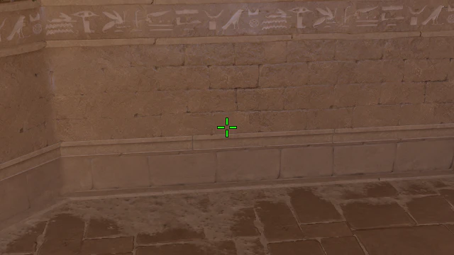 Where to aim before releasing the throw