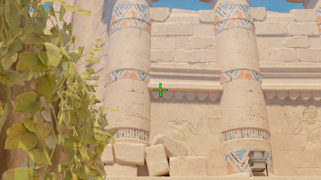 Where to aim before releasing the throw