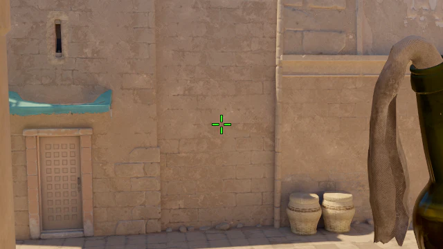 Where to aim before releasing the throw