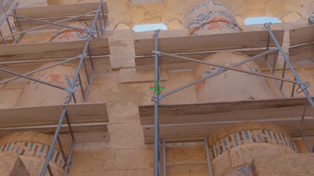 Where to aim before releasing the throw