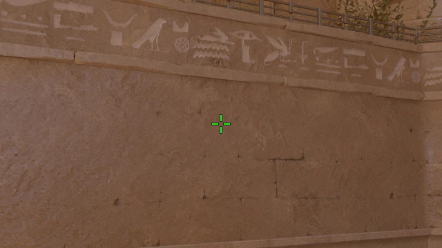 Where to aim before releasing the throw