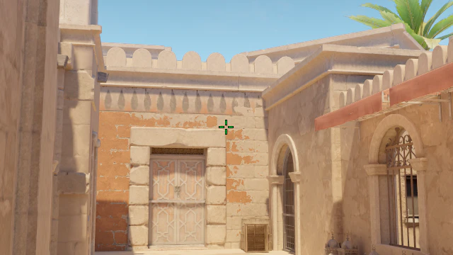 Where to aim before releasing the throw