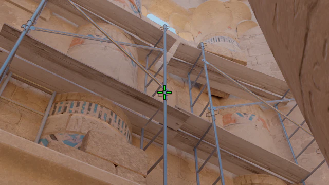 Where to aim before releasing the throw