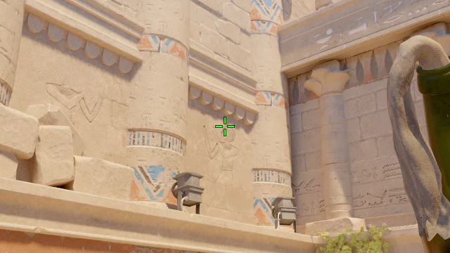 Where to aim before releasing the throw