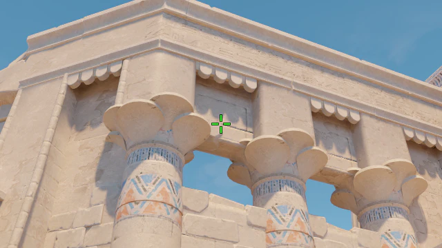 Where to aim before releasing the throw