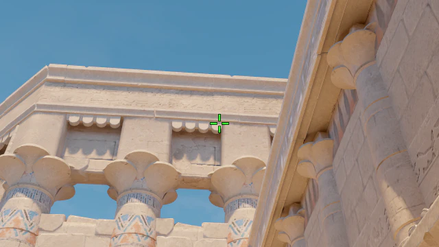 Where to aim before releasing the throw