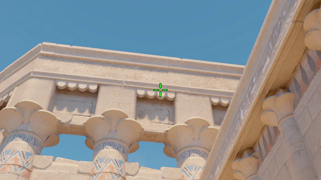 Where to aim before releasing the throw