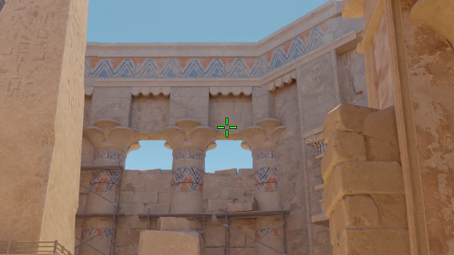 Where to aim before releasing the throw