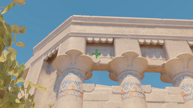 Where to aim before releasing the throw