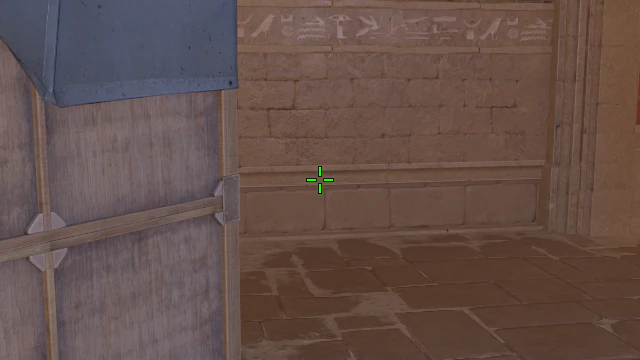 Where to aim before releasing the throw