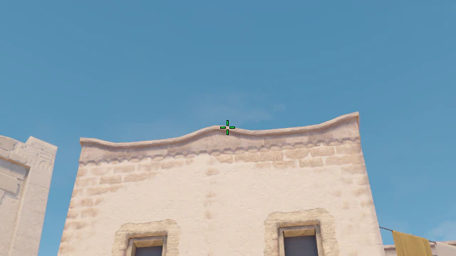 Where to aim before releasing the throw