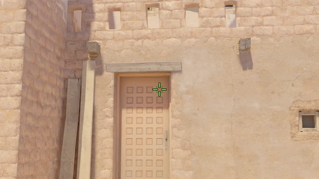 Where to aim before releasing the throw
