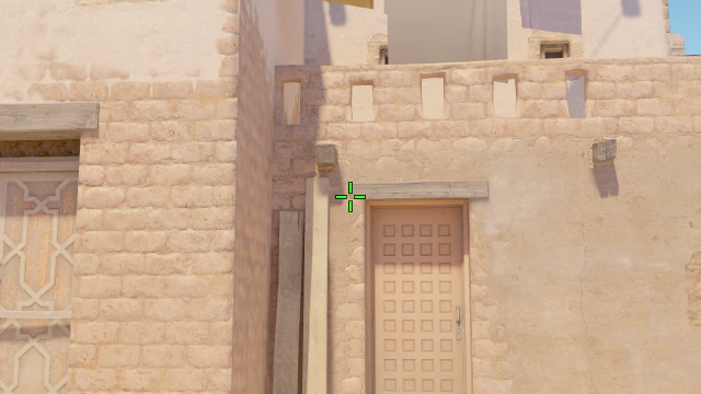 Where to aim before releasing the throw