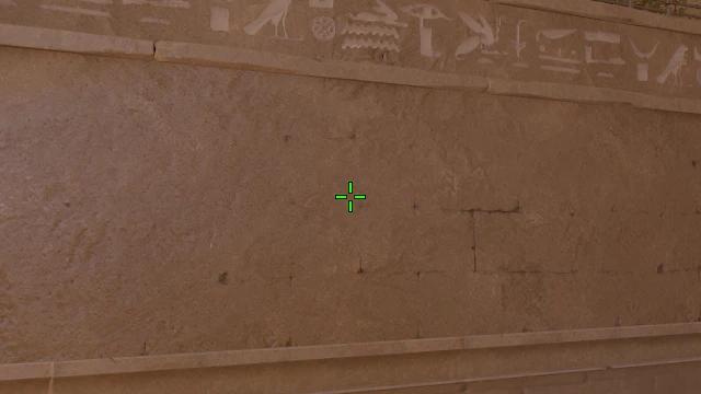 Where to aim before releasing the throw