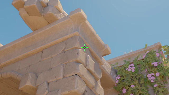Where to aim before releasing the throw