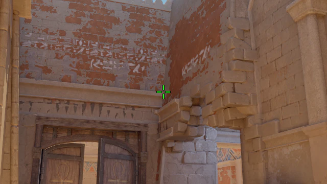 Where to aim before releasing the throw
