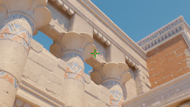 Where to aim before releasing the throw