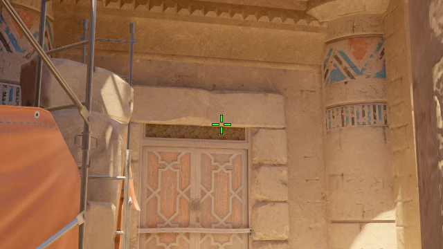 Where to aim before releasing the throw