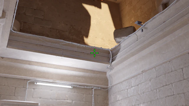 Where to aim before releasing the throw