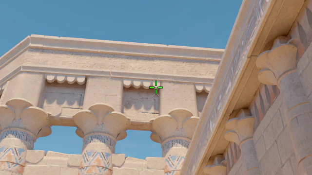 Where to aim before releasing the throw