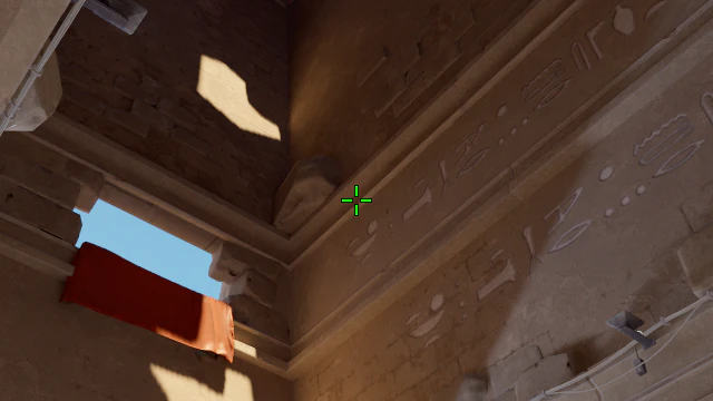 Where to aim before releasing the throw
