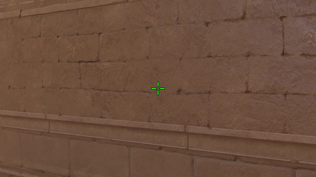 Where to aim before releasing the throw