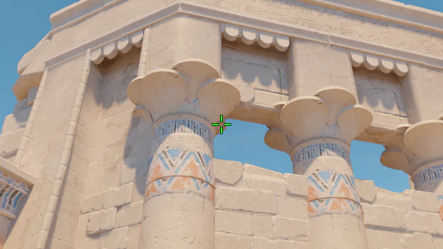 Where to aim before releasing the throw