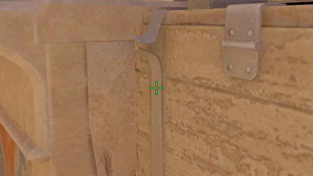 Where to aim before releasing the throw